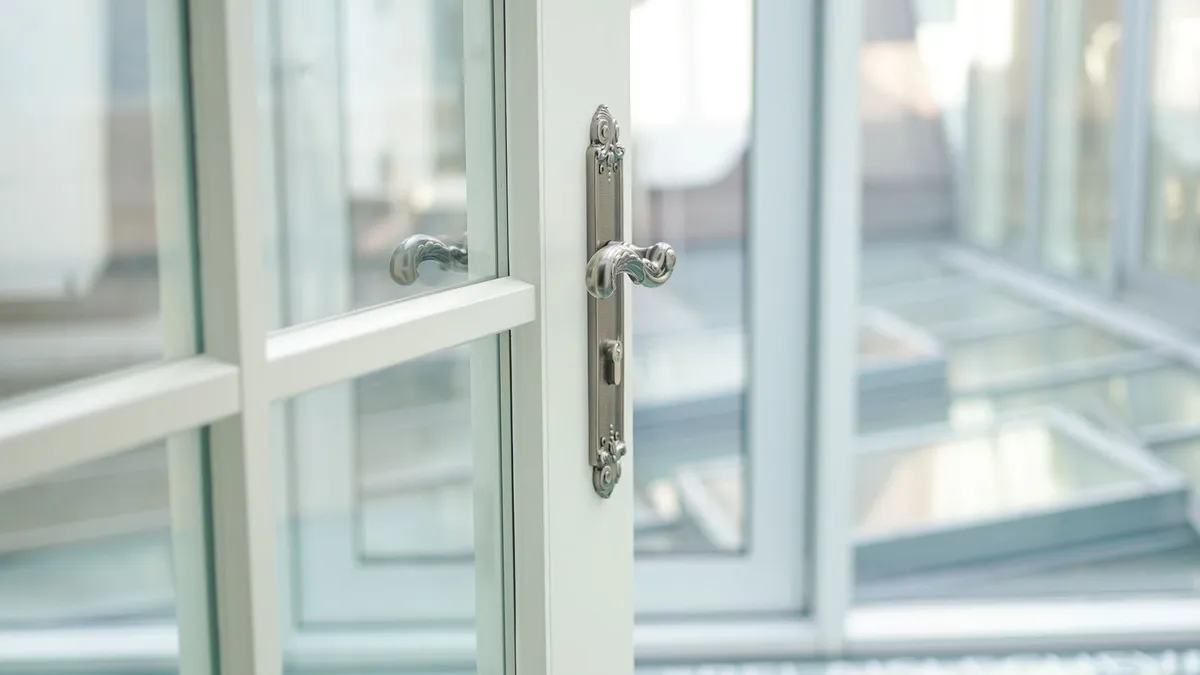 100 Series Regular Modern French Door — Barakah Trading & Consultancy