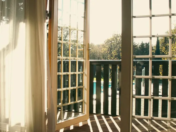 Panoramic Modern French Door With Georgian Bar — Barakah Trading & Consultancy