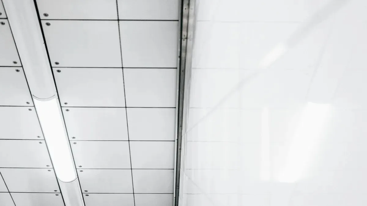 Mineral Board Ceiling — installation by Barakah Trading & Consultancy